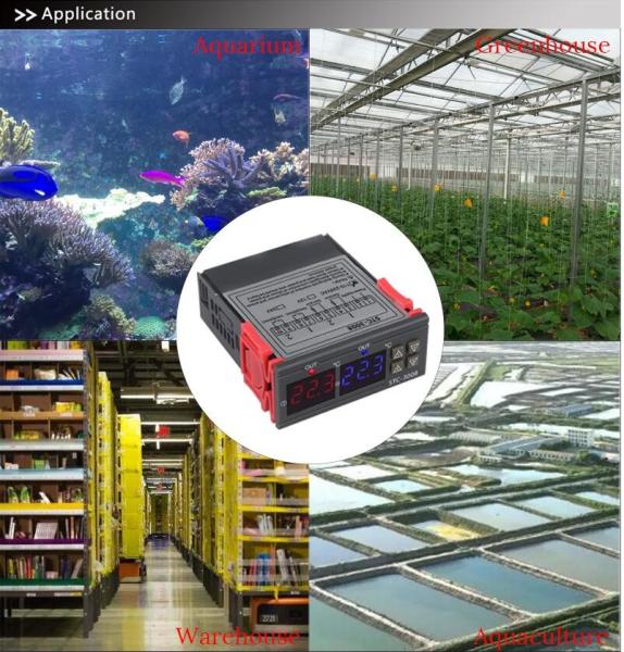 STC-3008 STC-3018 STC-3028 Dual Digital Temperature Humidity Controller