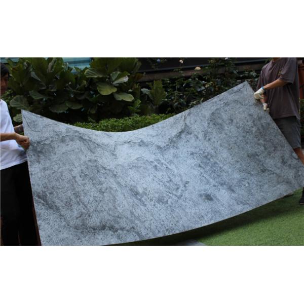 Natural Veneer Ultra Thin Stone Panels 2mm Flexible Mint White Sandstone