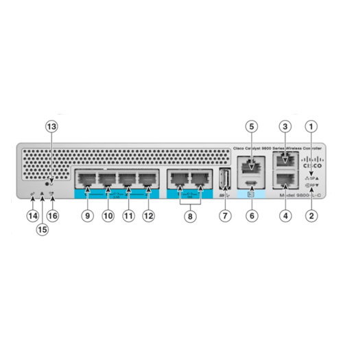 WIFI6 корпоративный беспроводный контроллер Gigabit Dual Band AP Cisco C9800-L-C-K9