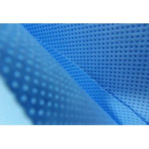 Fourniture d'usine SMS Non-tissé Blanc Bleu pour blouse médicale, drap de lit, tissu non tissé