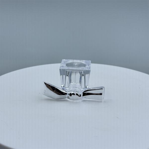 ABS Plastic Screw Cap Perfume Bottle Cap with Silk Screen Printing for Luxury Cosmetics