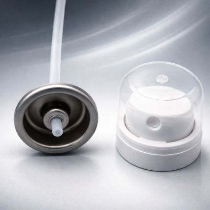 53mm Continuous Mist Valve for Unscented Deodorant Body Spray Applications with Aerosol Valve