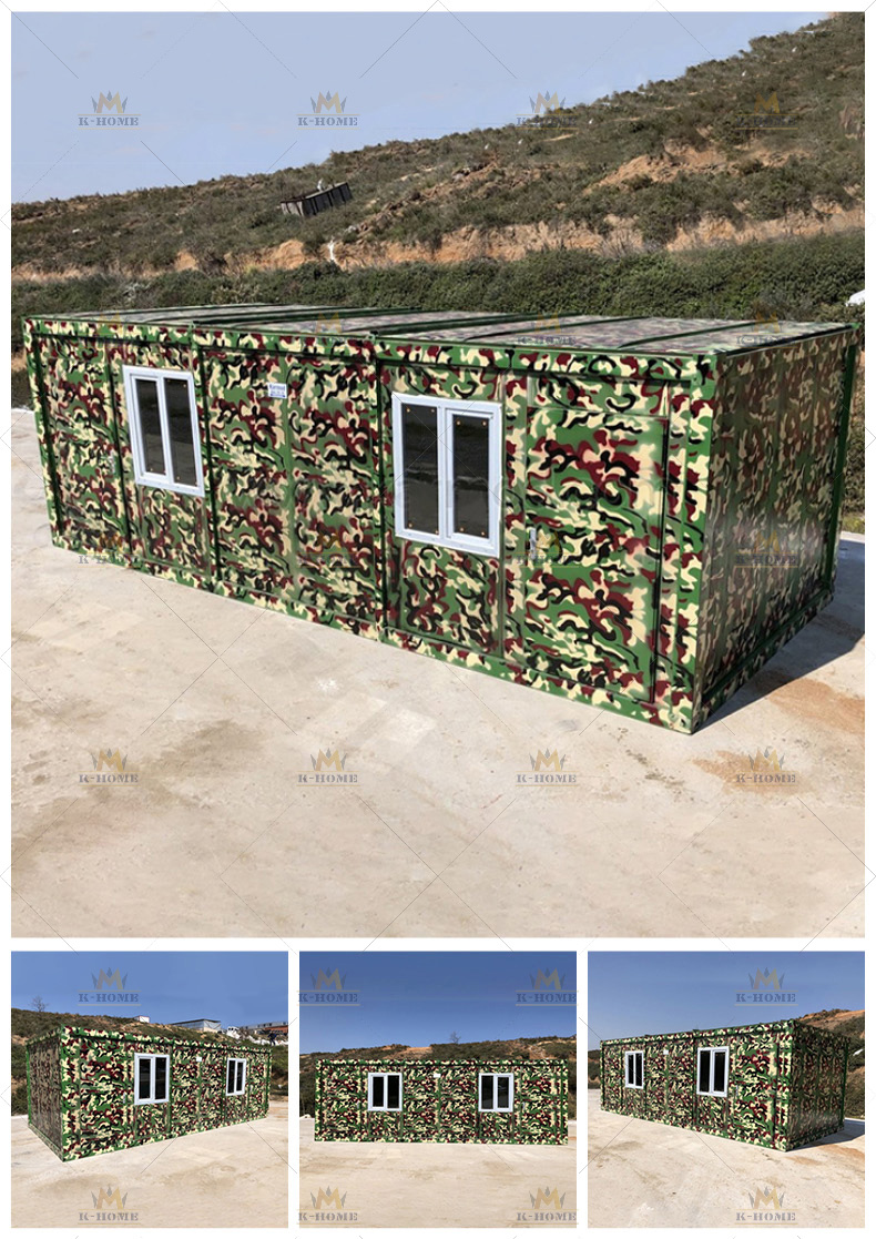Заказной Prefab самонаводит военные основания контейнера /Army