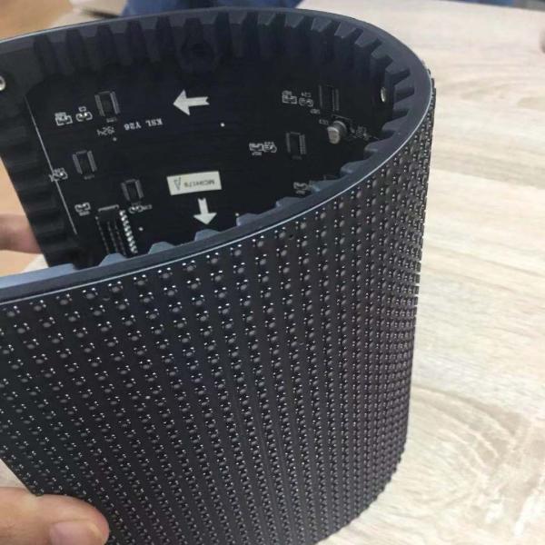 Customization P4 Indoor Soft Video Wall High Quality High Definition LED Screens Flexible Round Arc Curved Led Wall Screen