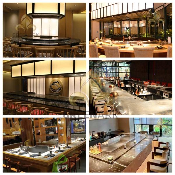 Отель Кемпински Овальный электрический стол для гриля