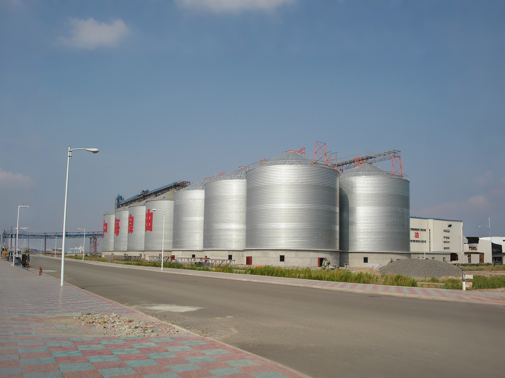Unique Construction Design Spiral Silo For Grain Storage 2m-35m Height