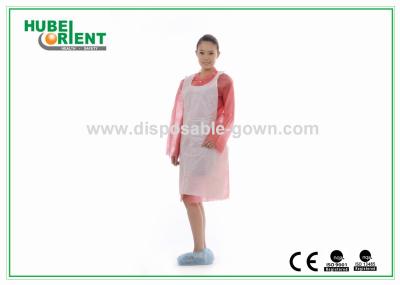 Avental descartável da prevenção 0.08mm Polyethene do óleo