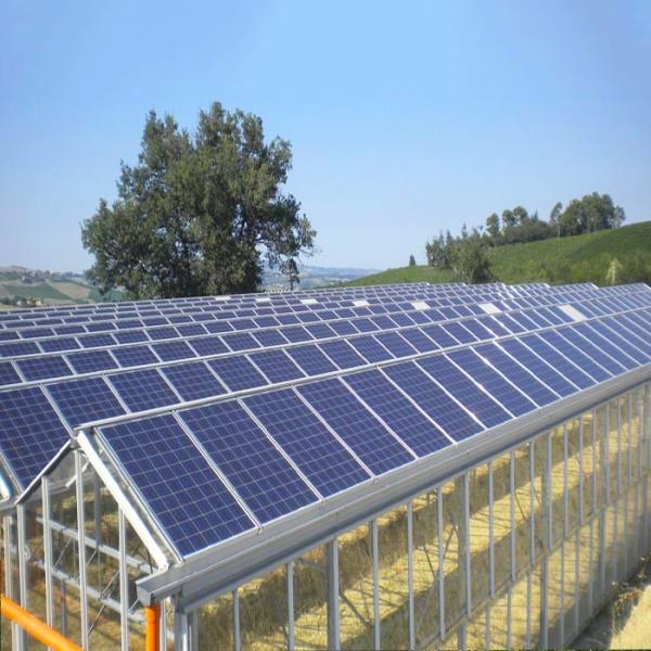 Galvanized Anodized A - Frame Greenhouse Solar System Outdoor Easy Installation Irrigation PV Bracket