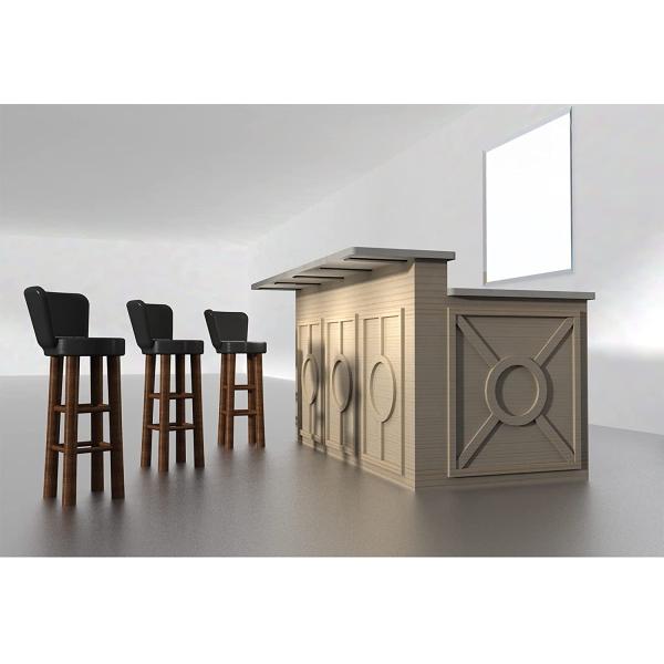 Металлическая стойка для поддержания столешницы для домашней кухни