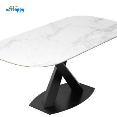 1700mm White Modern Rectangle Dining Table For Kitchen Use DT-1031