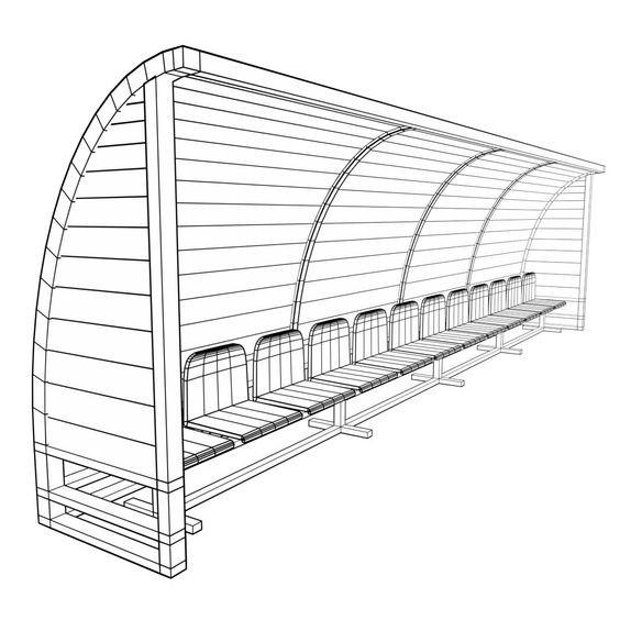 15 Seats Durable Outdoor Stadium Seating With Galvanized Steel Tube Material