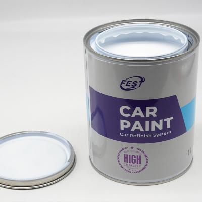 Base Coat White Car Paint Reparação de carroceria Fabricante de pintura de automóveis