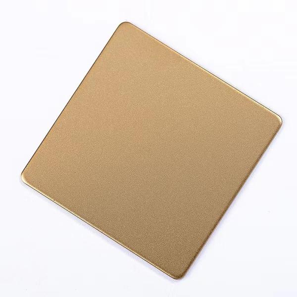 Sandblasted Titanium 201 Stainless Steel Color Plate Cold Rolled