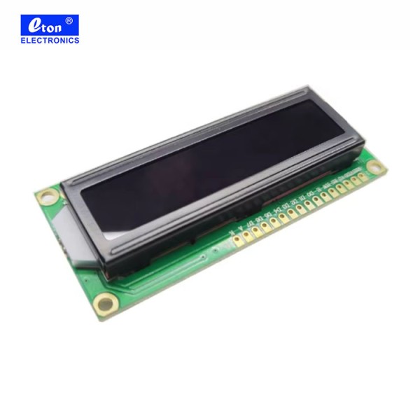 Small Alphanumeric LED Backlight Display 2x16 Character Panel LCD Monochrome Cob Type