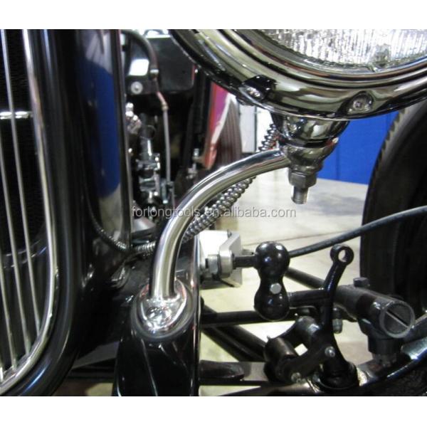 Universal Year Vehicles Standard OE NO. Polished Stainless Steel Hot Rod Highboy Headlight Mounts for Highboy Performance