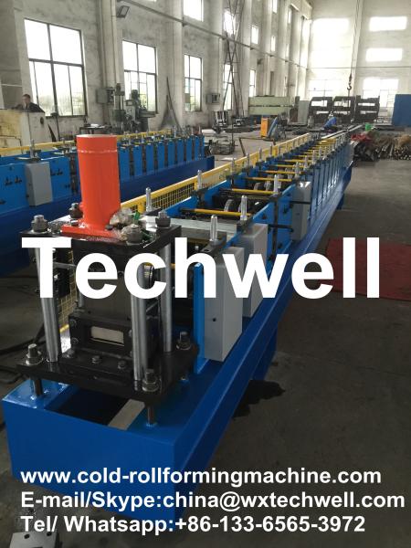 Rack Beam Box Profile Roll Forming Machine with 11KW Main Power and 70mm Pallet Shaft Diameter