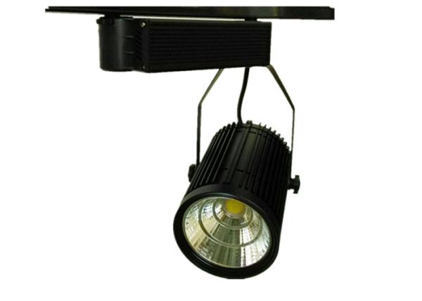CRI >80 Black Commercial Track Lighting Fixtures For Jewelry