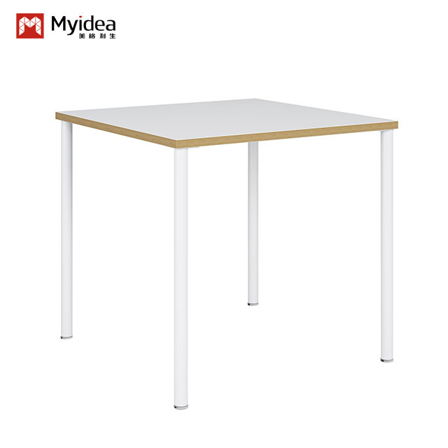 Modern Office Bar Table with Sturdy Steel Legs – A Durable, Space-Efficient Counter for Breakrooms, Coffee Stations, and Casual Work Areas.
