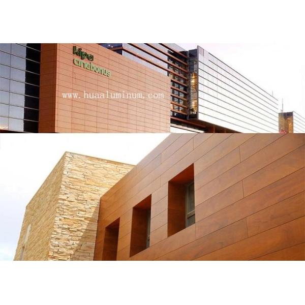 Fireproof Decorative Metal Wall Panels Exterior , 1220*2440mm ACP Composite Panel