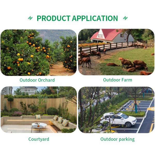 Motion Detection Two-way Audio New Wireless Garden Lights Security Monitoring 4G Solar Camera for Outdoor Use
