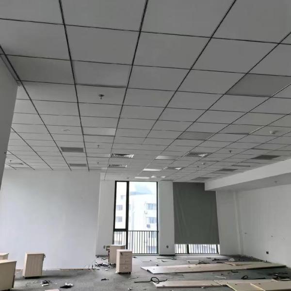 Modern 60x60 Acoustic Mineral Fiber Board Ceiling Waterproof Suspended Square For Hospital Artistic