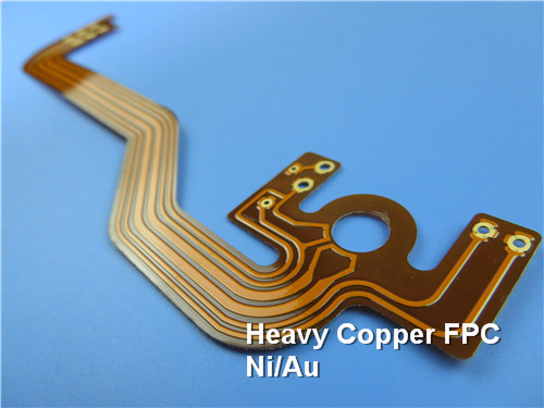 Доска PCB Polyimide 0.5mil гибкая с желтым Coverlay
