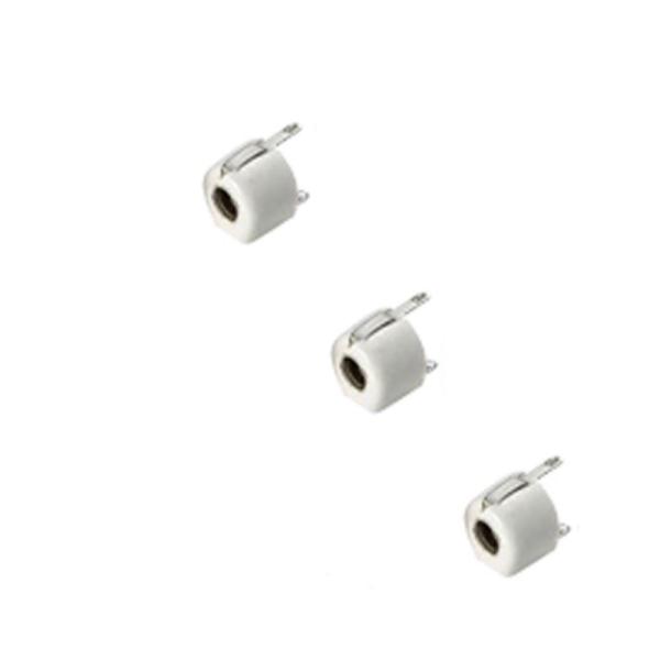 6mm Ceramic Trimmer Capacitor White 10pF 100V For Remote Keyless Equipment