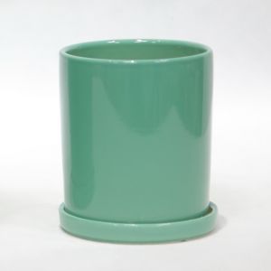 Современные глянцевые керамические горшки легкие для украшения помещений