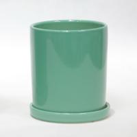 Potes de cerâmica modernos e brilhantes, leves para decoração interna
