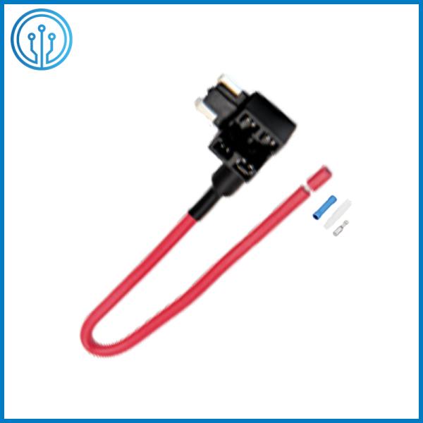 Nylon 32V 6mm 16AWG Micro 2 Fuse Adapter Fuse Box Holder Red 125Deg