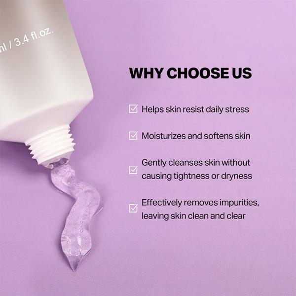 Black Rice Cleansing Gel Face Wash Oil Foaming Mousse Deep Cleansing Shrinking Pores Nourishing