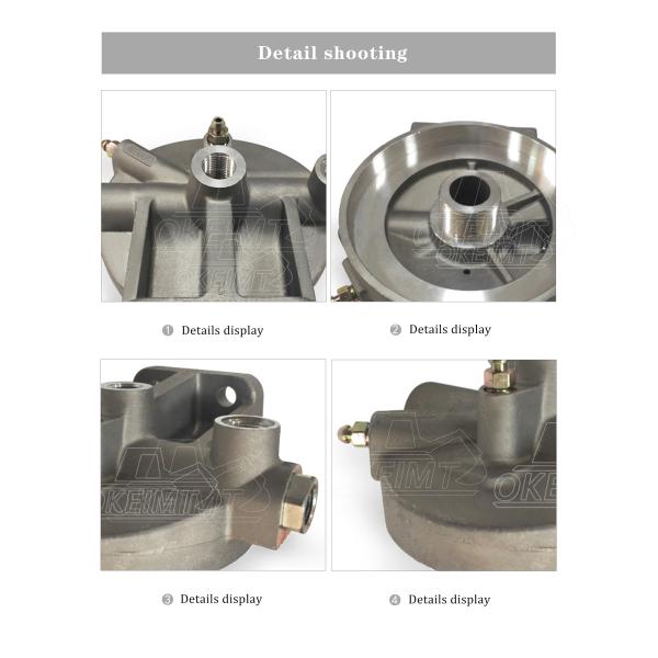 High-Quality Fuel Oil Filter Head Oil Filter Head EC460 Construction Machinery Hot Sale