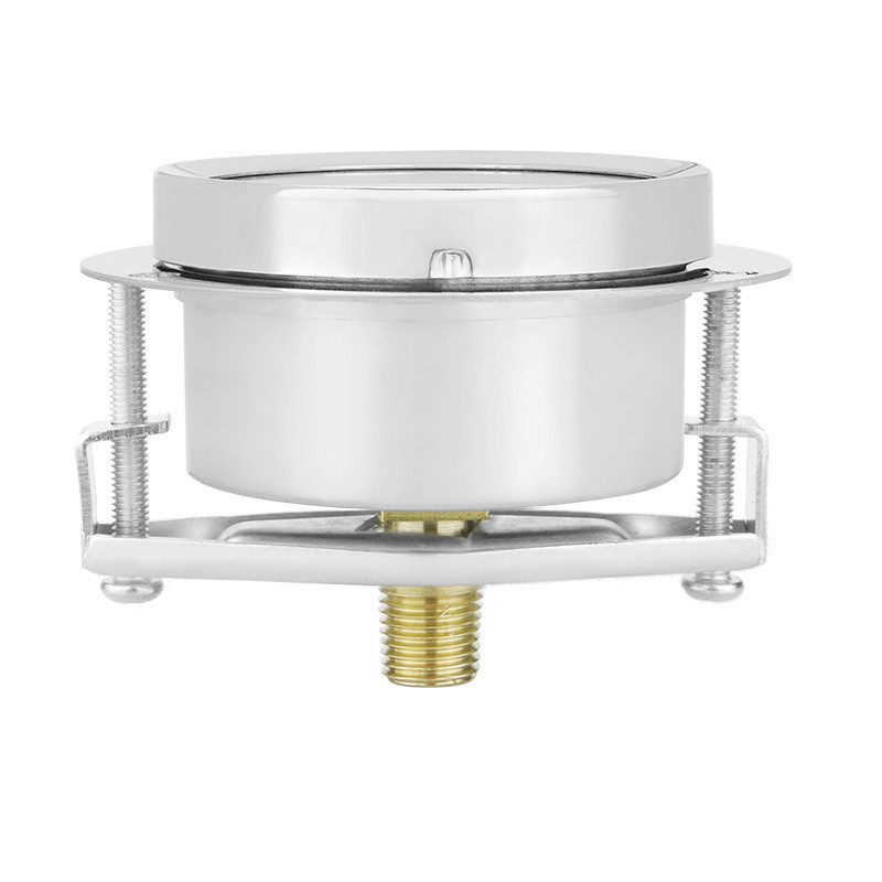 YE60ZTK U Clamp Capsule Manometer Pressure Gauge with High Accuracy Back Connection