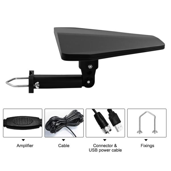 New Selling Outdoor TV Antenna 8K 4K 1080P Supports 160 Miles Range Digital TV Antenna for Smart TV Free Local Channels