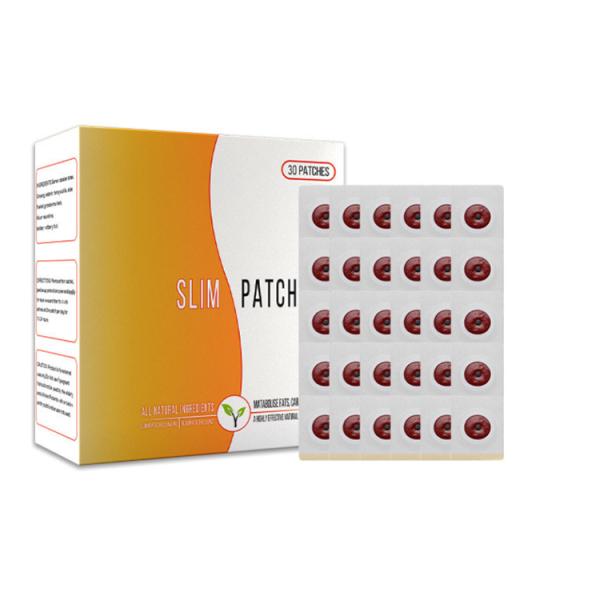 30 PCS Non-Woven Magnetic Belly Slimming Navel Patches for Easy and Quick Weight Loss