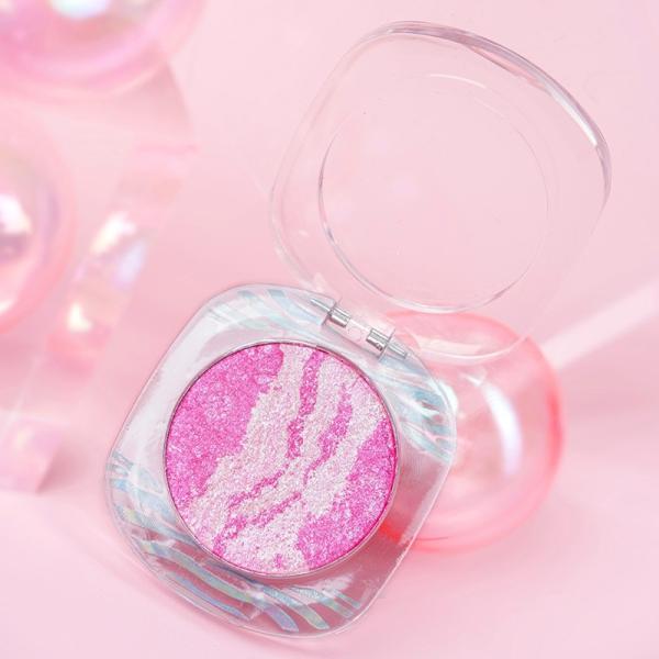 Diamond Glowing Glitter Makeup Highlighter Single Pressed Glitter Eyeshadow Palette