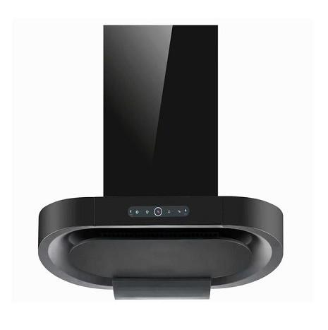 Modern Glass Stainless Steel T Shape Chimney Hood Electric Wall Mounted Range Hood