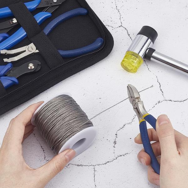 200ft 304 acero inoxidable cable de alambre cuerda de resistencia cable para ropa línea de alambres patio al aire libre artesanía trellis alambre 0.8mm