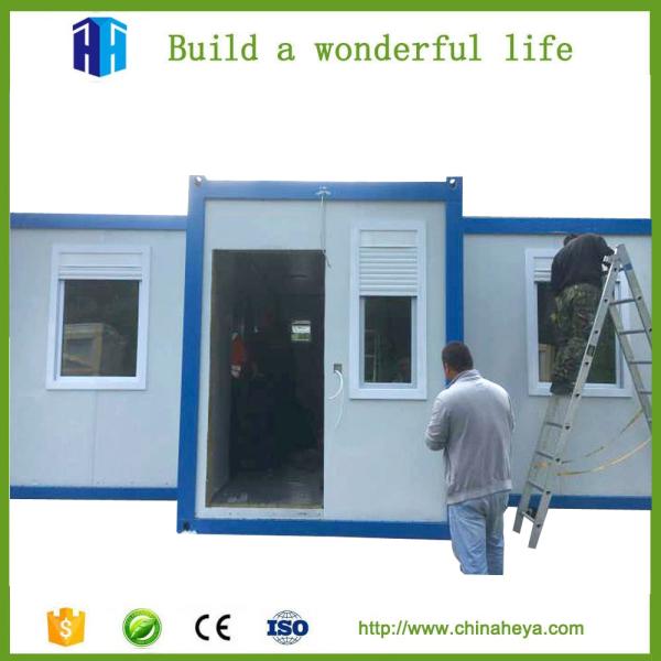 china reefer movable 20ft two story steel structure container house in south africa