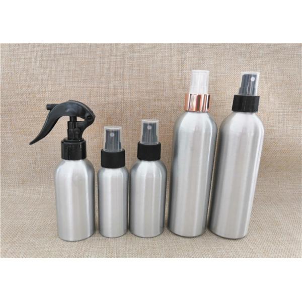 Silver Color Aluminum Cosmetic Bottles For Cosmetic Packaging Custom Size