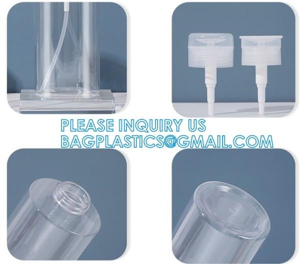 Pump Dispenser, Alcohol Dispenser Lockable Pump Dispenser Bottle for Nail Polish, Makeup Remover Bottles