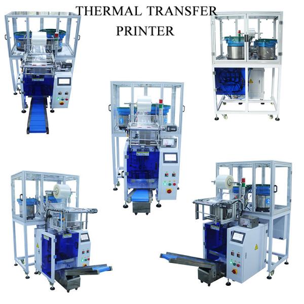 Four Vibrator Bowl Packaging Machine Fastener Bolt Lock Washer Nuts Counting Packing System with Vibrating Feeder