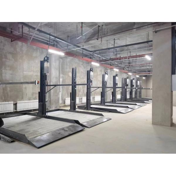 AA4C outdoor  2 Post Car Parking Dual Column Parking Lift Auto Storage Automobile Parking Lift  2.3T 2.7T 3.2T