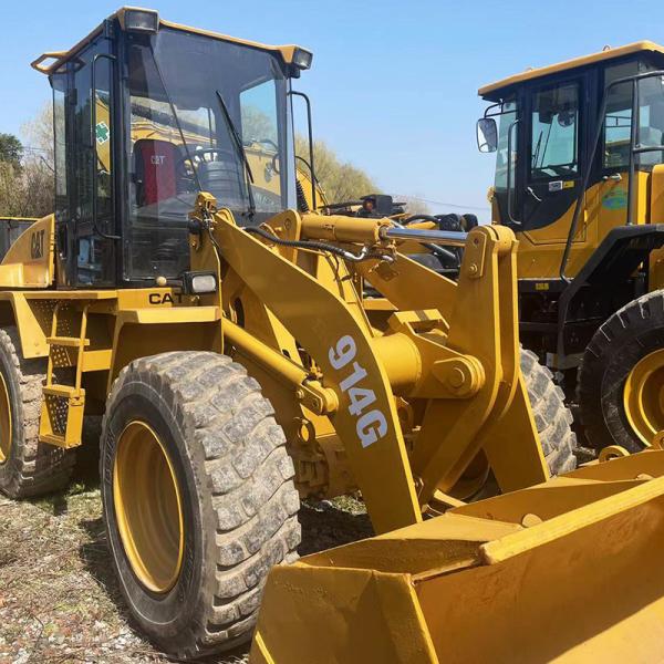 914G Used CAT Loader 71kw Rated Power 8 Tonnage 1.4m3 Bucket Capacity Good Condition