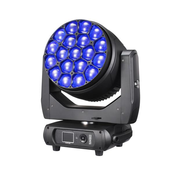 DJ Stage Wash Lighting Bee Eye Moving Head 19x40w RGBW 4in1