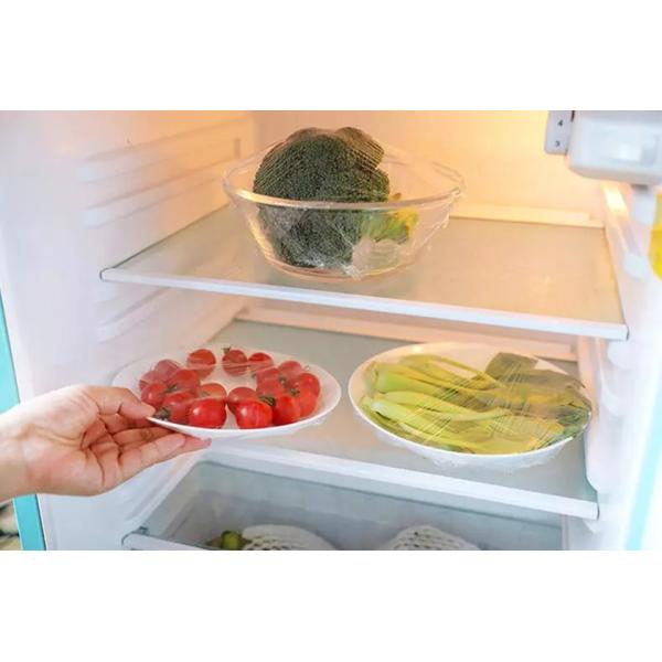 45cm 50cm Fresh Food PVC Cling Wrap Plastic Biodegradable Film For Food Packaging