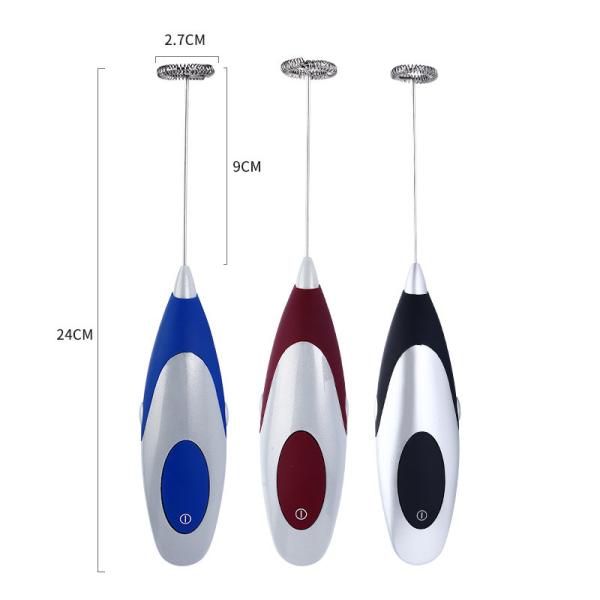 Espinador de leite elétrico portátil de aço inoxidável 304 Cabeça de Whisk Cafeteira Cappuccino