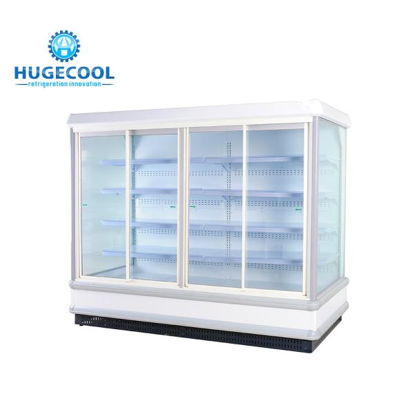 O refrigerador comercial feito sob encomenda da bebida, anúncio publicitário bebe o refrigerador com controlador de Digitas