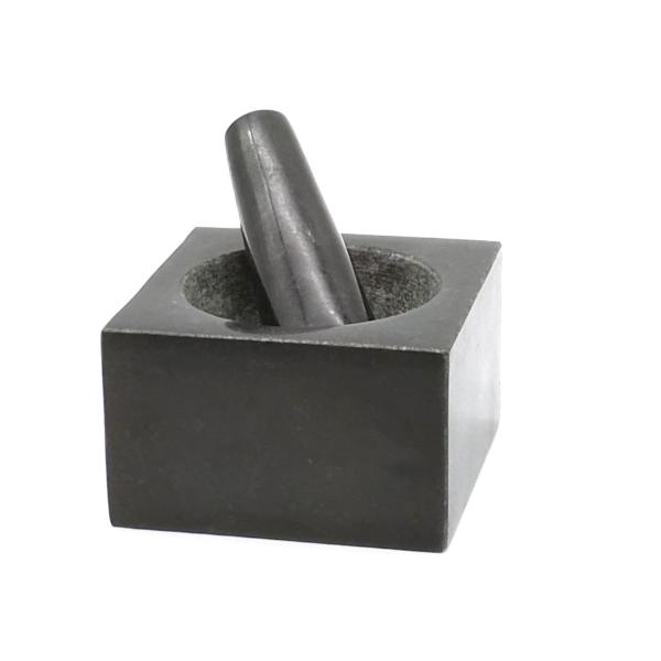 Square Custom Granite Stone Mortar And Pestle Set For Kitchen
