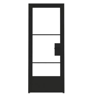 Villa Or House Heavy Duty Glazed Aluminum Casement Door Water Tightness